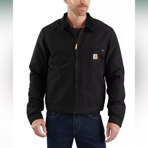 Carhartt Men's Blanket Lined Detroit Jacket 103828 BLK Black Size XL * LOGO